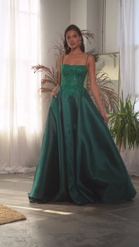 Emerald Green Long Prom Ball Gown C145
