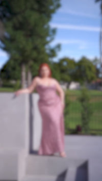 Plus-Size Long Glitter Prom Dress CD254C