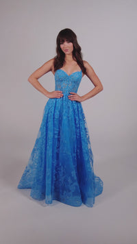 Ellie Wilde Designer Prom Ball Gown EW35226