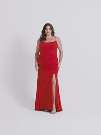 Faviana Plus-Size Long Formal Prom Dress 9544