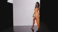 Front-Twist Long Sequin Prom Dress JVN37479