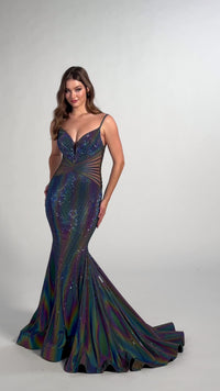 Ellie Wide Mermaid Supernova Prom Dress EW35704