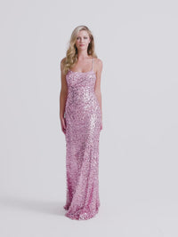 Faviana Empire-Waist Long Sequin Prom Dress 11033