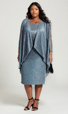 sheer silver jacket to wear over dress "See Through Me" Sheer Jacket--Will Ship The Week Of 7/20/26