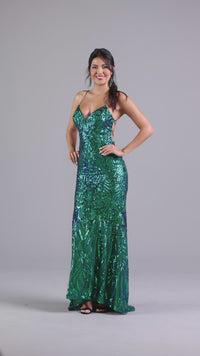 Long Emerald Green Prom Dress by PromGirl