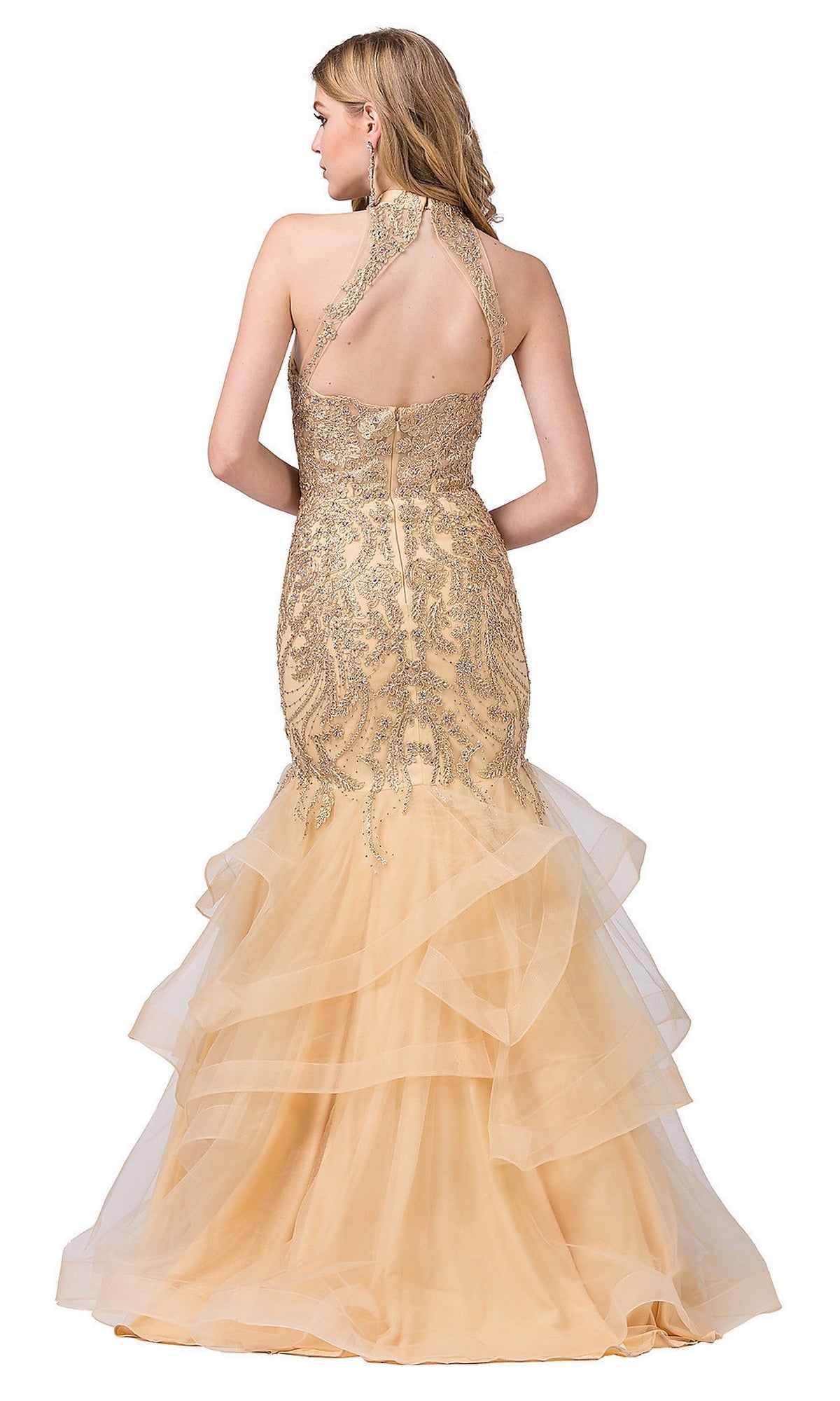 Horsehair deals prom dress