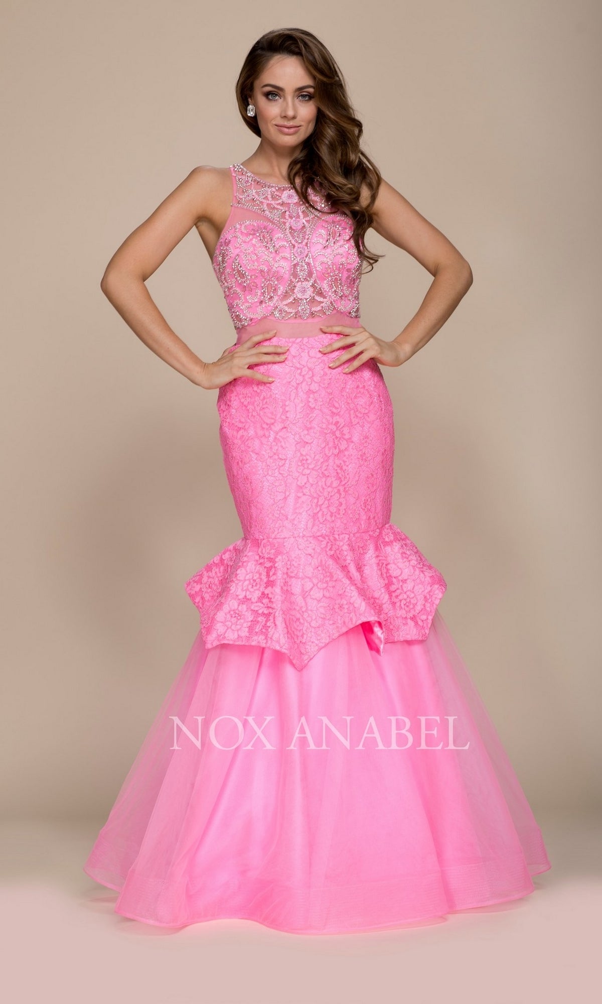 Mermaid Prom Dress With Illusion Detail