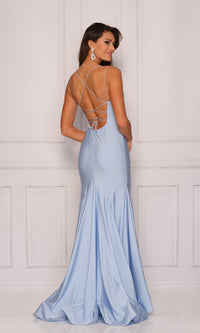 Simple Long Prom Dress by Dave & Johnnny