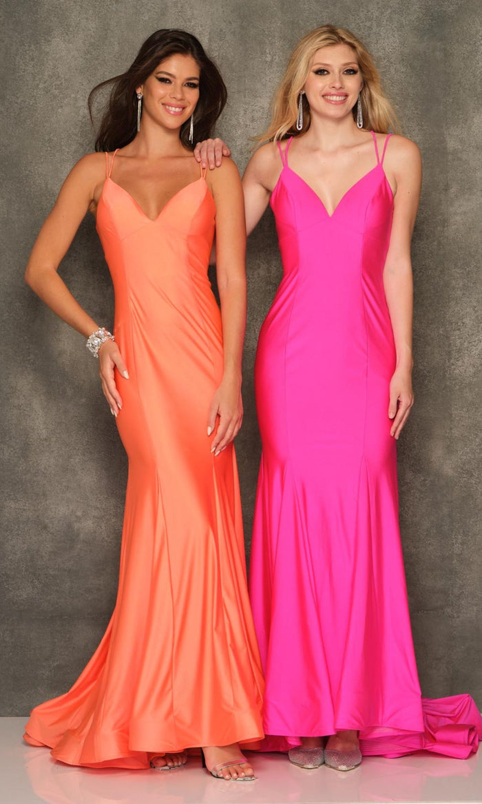 Simple Long Prom Dress by Dave & Johnnny