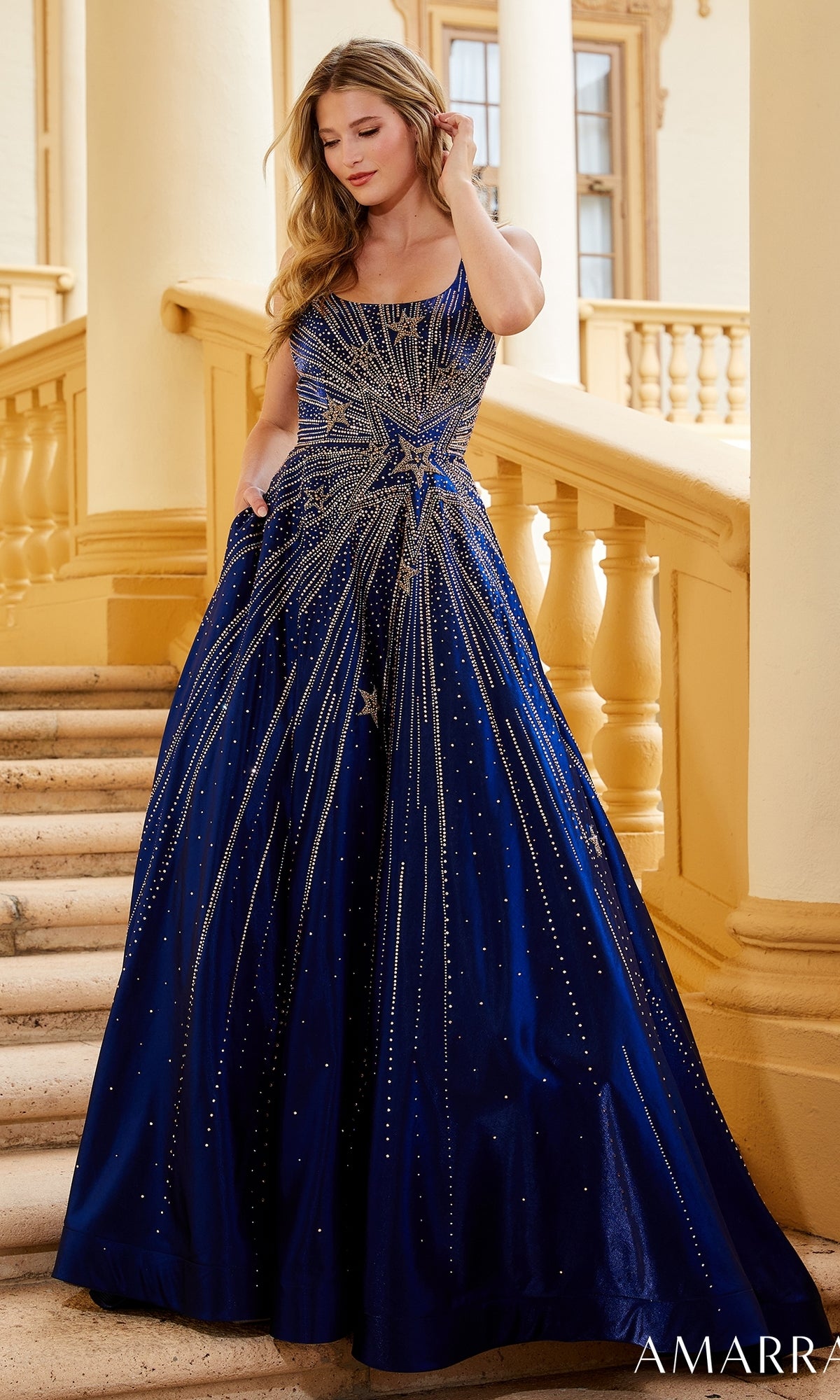 Midnight Blue Prom Gowns - UCenter Dress