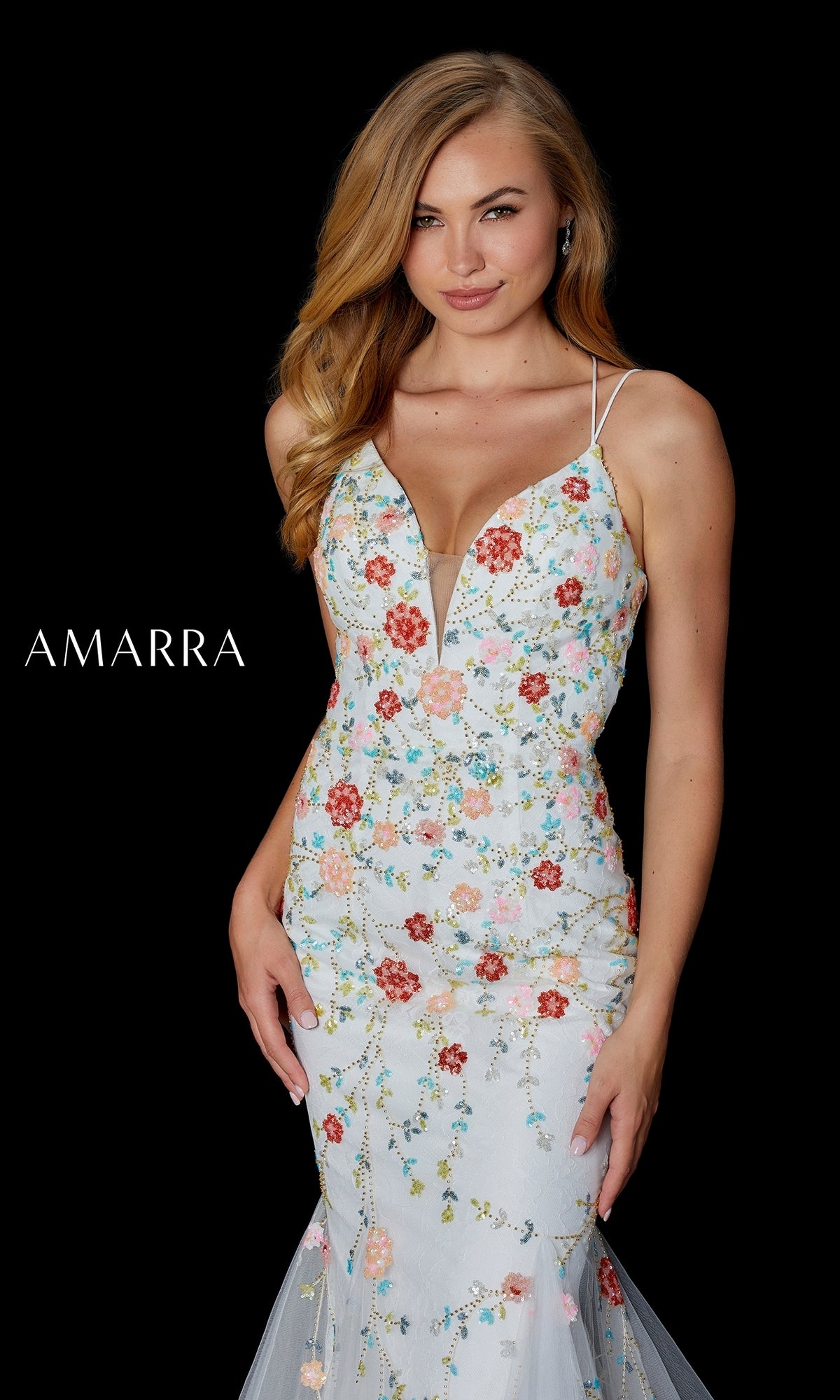 Beaded Mermaid Dress By Amarra 87238