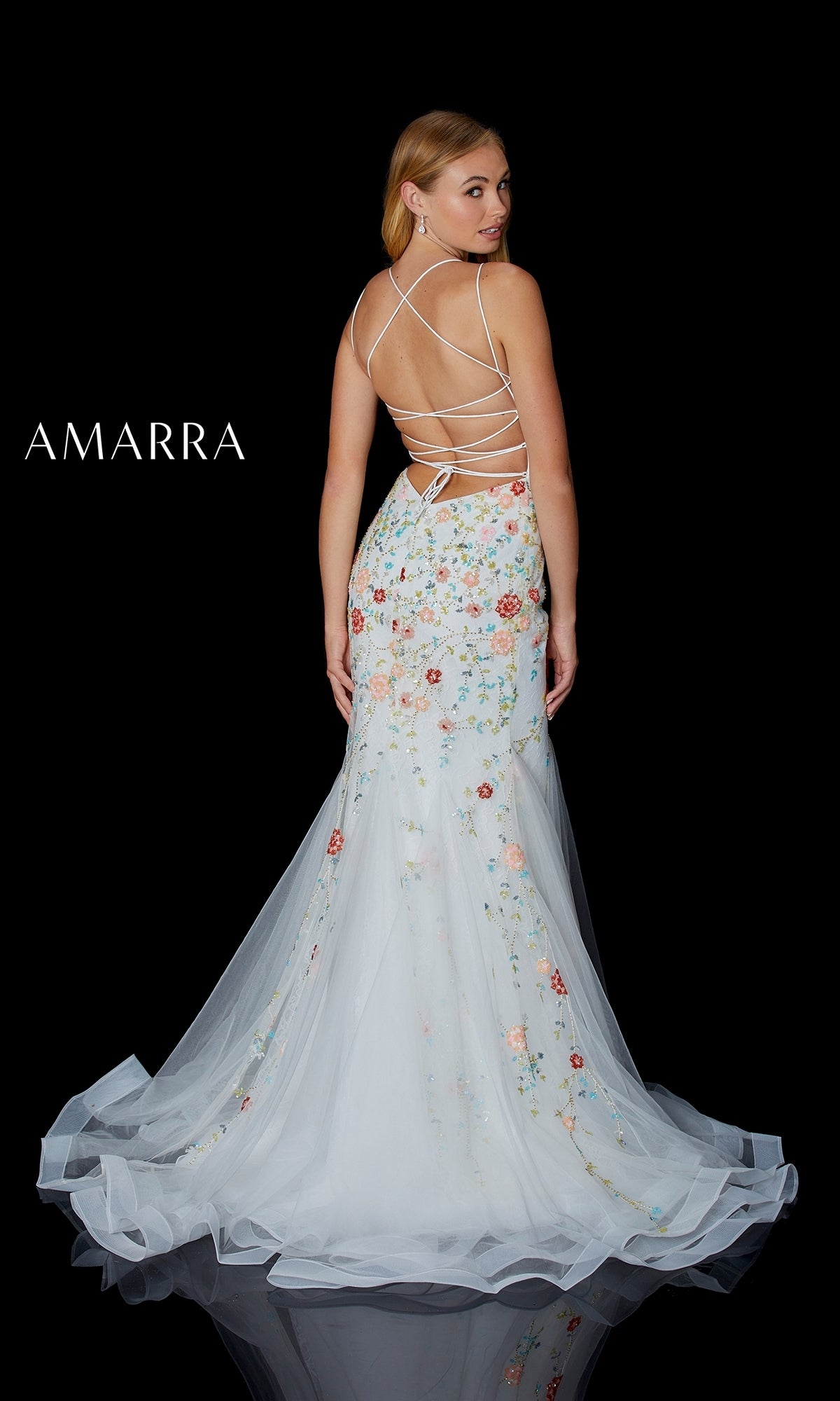 Beaded Mermaid Dress By Amarra 87238