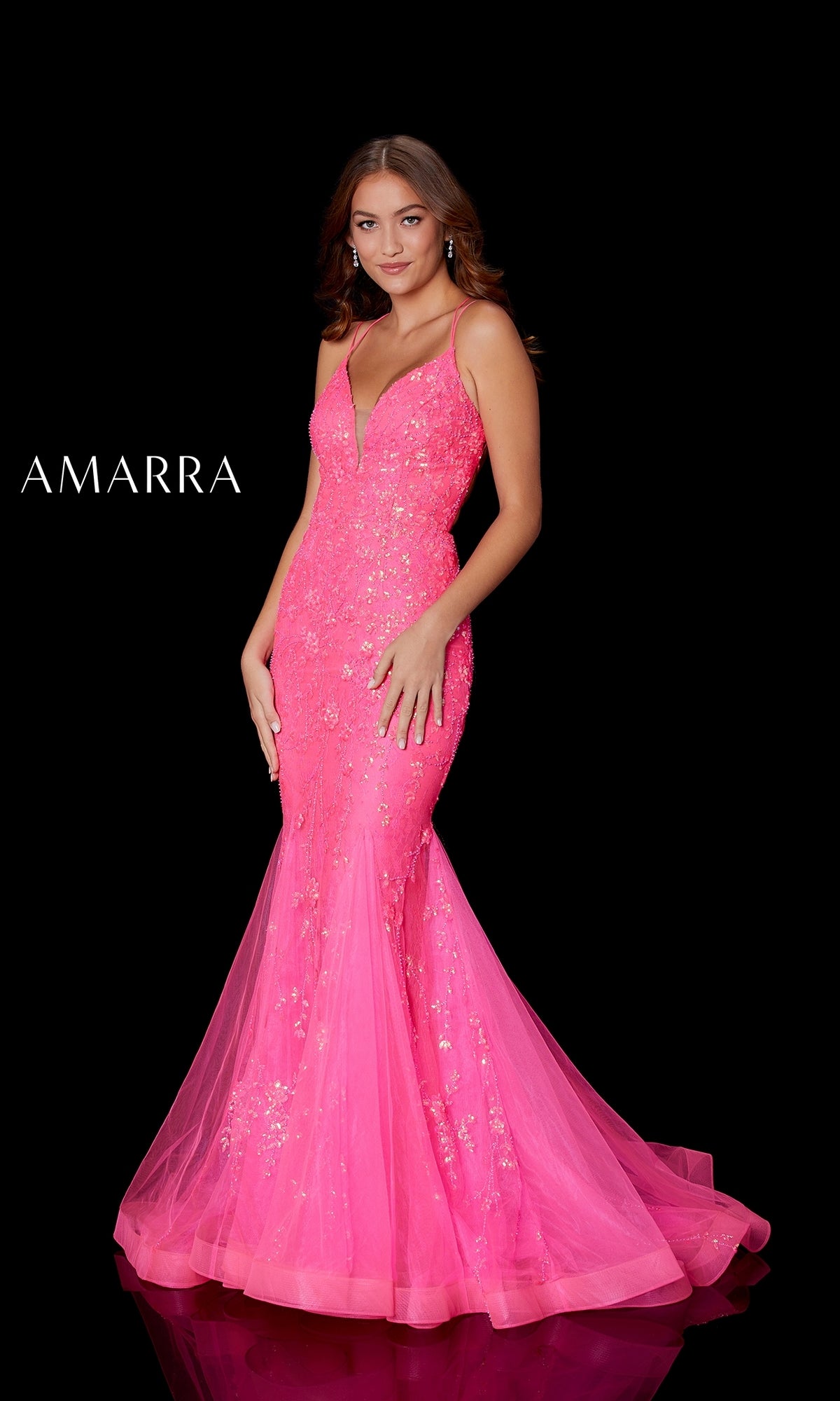 Beaded Mermaid Dress By Amarra 87238