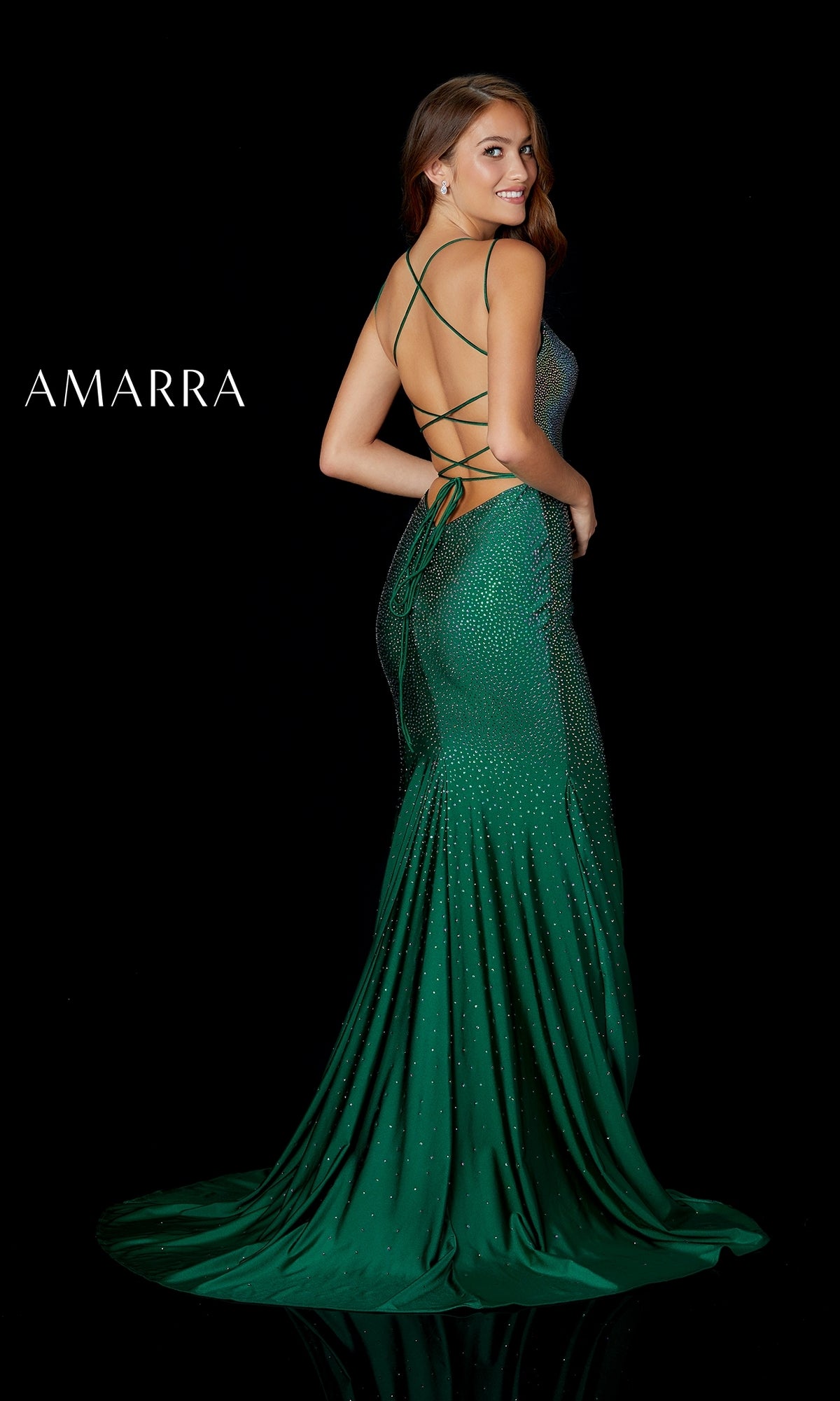 Elegant Fitted Formal Dress By Amarra 87350