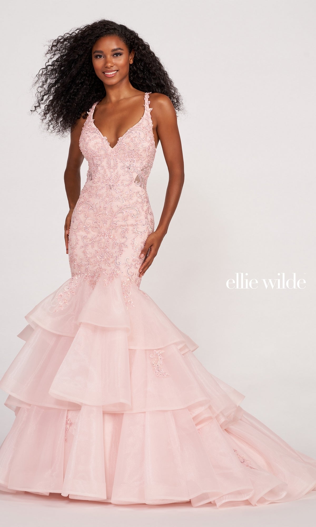 mermaid dress skirt Layered Ellie Wilde Gown EW34082 – PromGirl NP1027 this piece moves seamlessly Plunge Neck Dresses & Pay With:$20.00 (Silkroll Fee: $0.50)