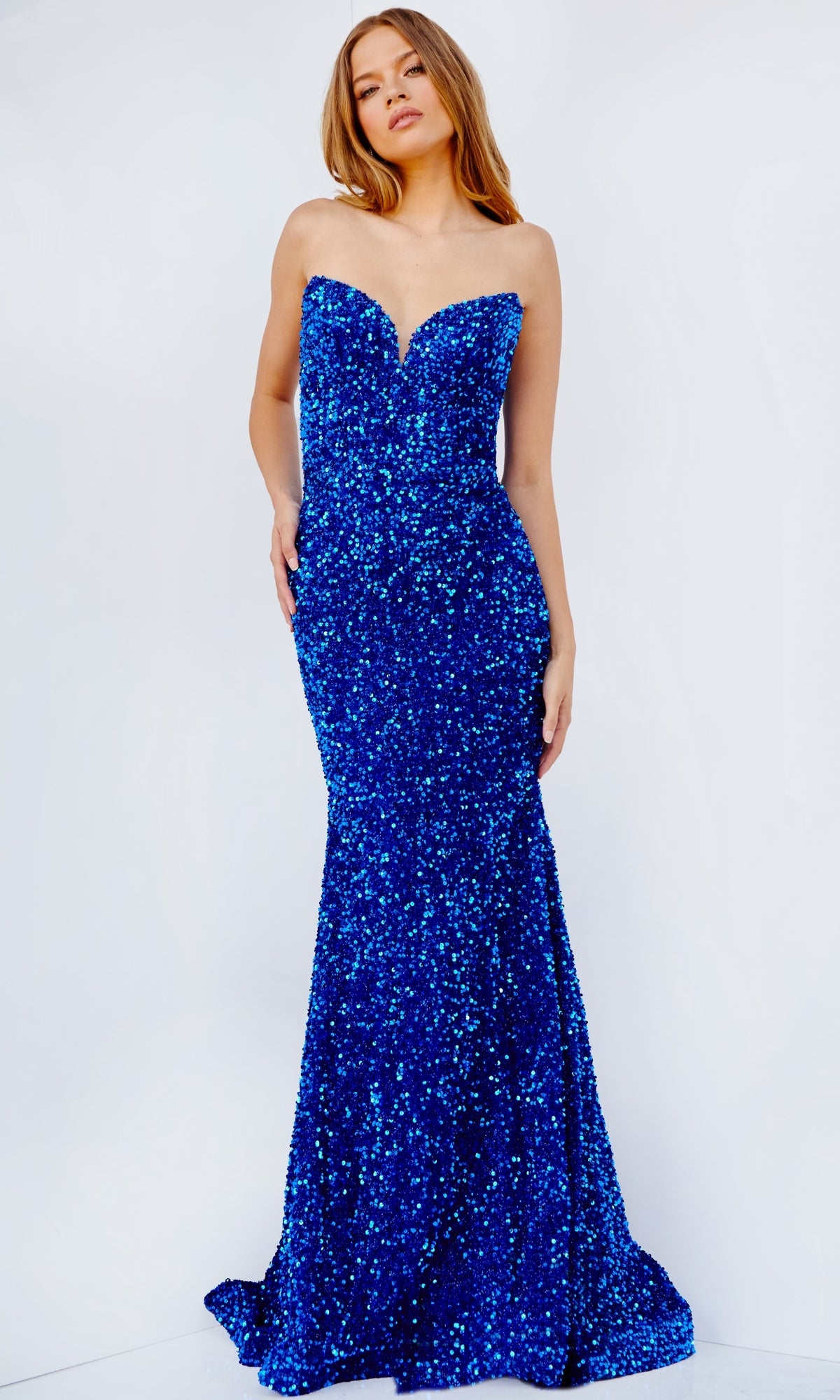 JVN by Jovani Classic Sequin Prom Dress JVN23771