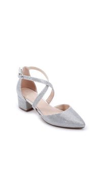 Francis Silver P2228 Silver Closed-Toe Prom Shoes