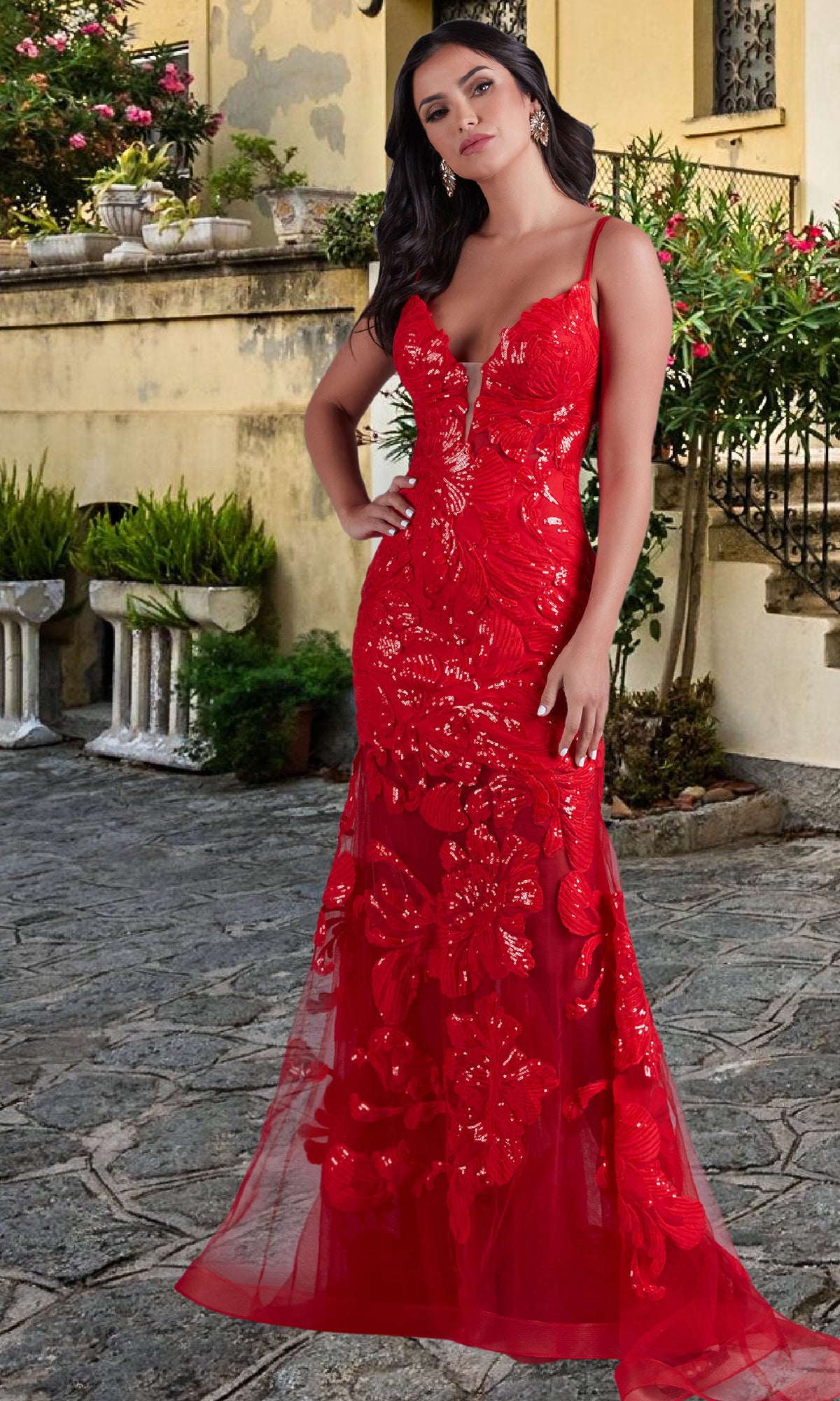 Shop Red designer Gowns for Women Online | Aza Fashions
