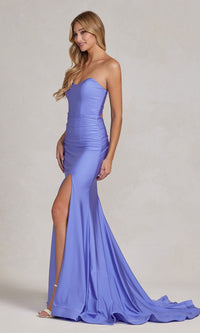 Tight Long Sweetheart Strapless Formal Dress