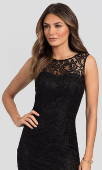 Dancing Queen-Sleeveless Short Lace Homecoming Party Dress
