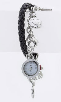 Artini-Quartz Watch Charm Bracelet 