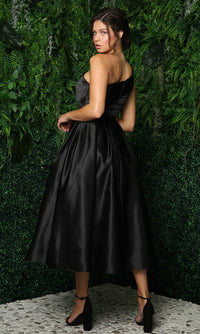 Narianna-One-Shoulder A-Line Midi Party Dress