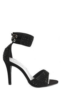 Touch Ups-Open Toe 3.5in Black Heel