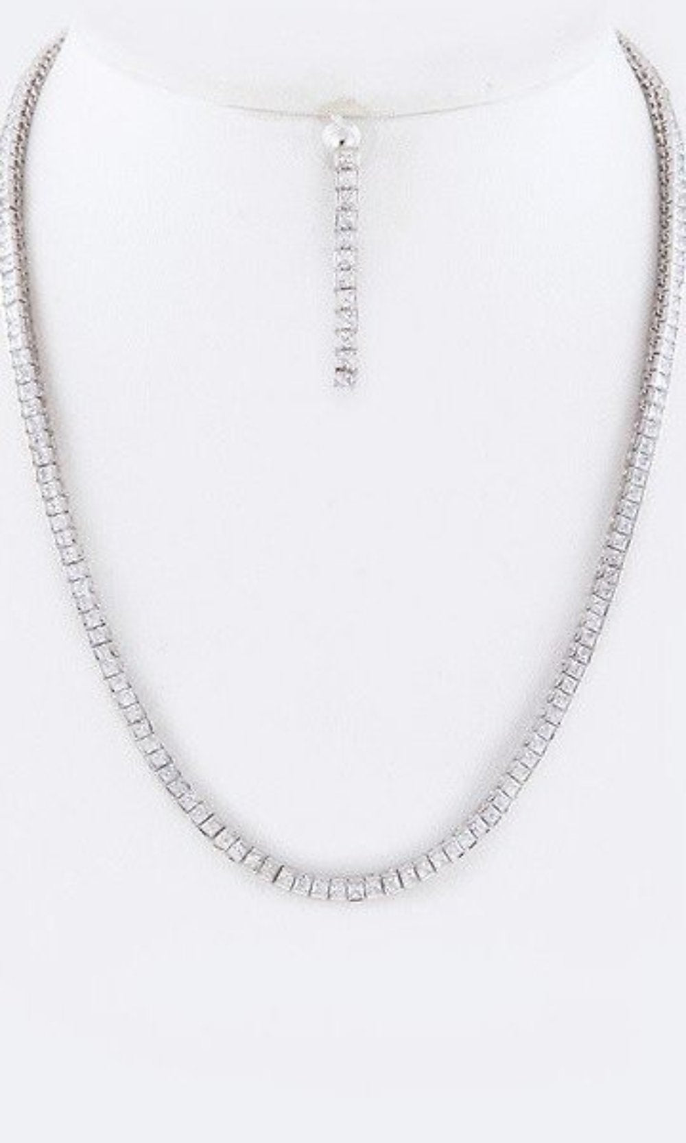 Artini-Dangling Earrings and Necklace Set