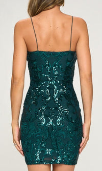 Lovely Day-Short Homecoming Party Dress with Sequins