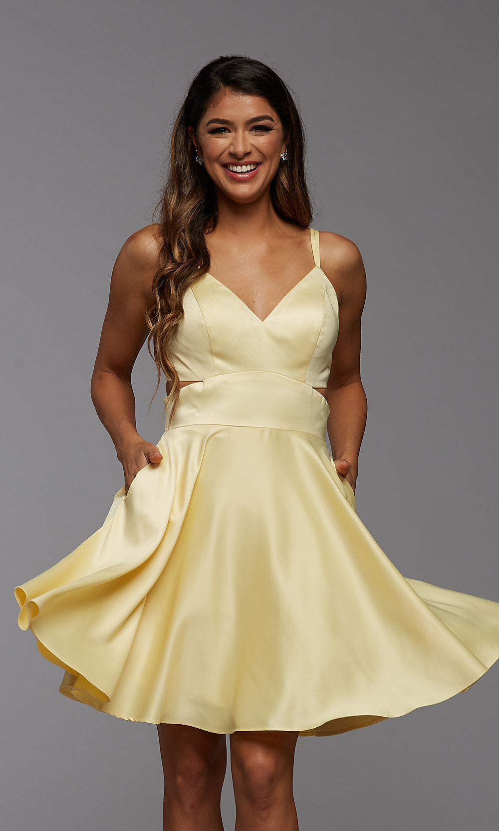 Cute Short Simple Homecoming Dress by PromGirl
