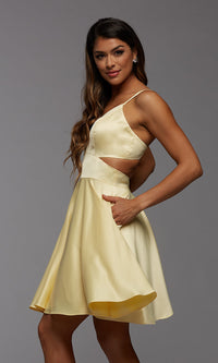 Cute Short Simple Homecoming Dress by PromGirl