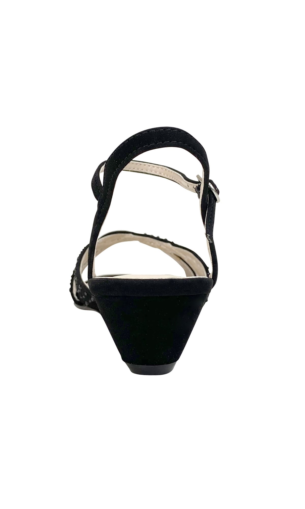 Lena Black Open-Toe Prom Shoes: Touch Ups 4379 Black / 11M Lena Black Open-Toe Prom Shoes: Touch Ups 4379 Black / 11M