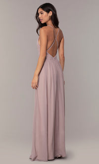 Maniju Simply Label-Chiffon Simply Prom Dress with Adjustable Straps
