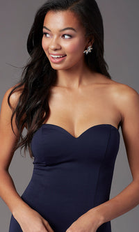 Strapless Sweetheart Long Prom Dress by PromGirl