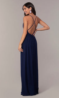 Maniju Simply Label-Chiffon Simply Prom Dress with Adjustable Straps