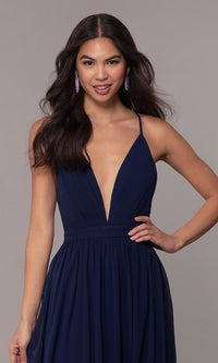 Maniju Simply Label-Chiffon Simply Prom Dress with Adjustable Straps