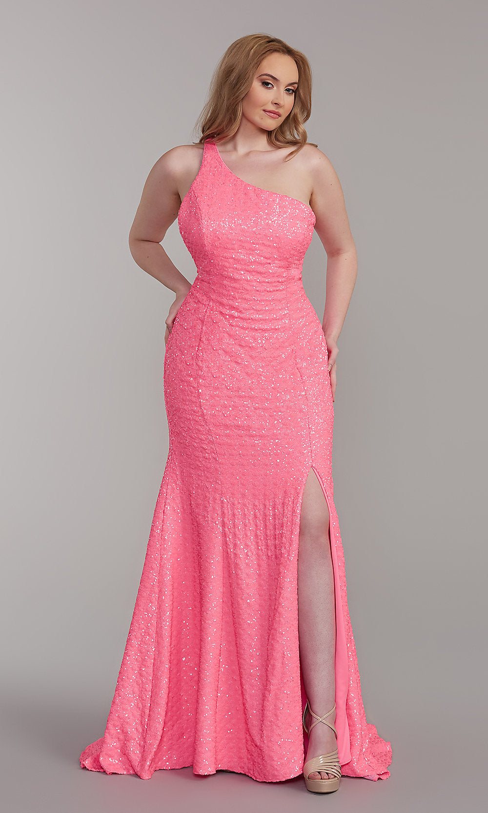 Girls Beautiful long Pink Party Prom style Dress - 170cm / Age Guide 12-14
