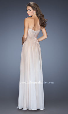 Floor Length La Femme Formal Dress Lemon / 2