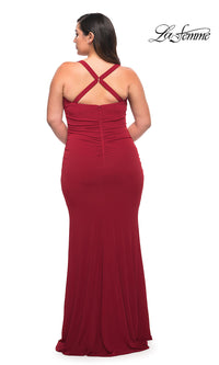 Long Plus-Size Classic Prom Dress by La Femme