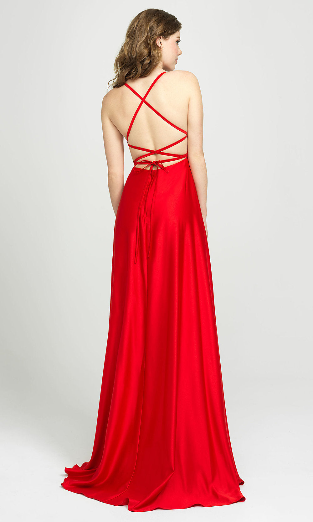 Open-Back Designer Prom Dress by Madison James