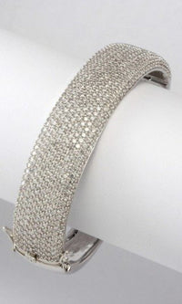 Artini-Cubic Zirconia Bangle Bracelet