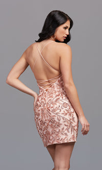 Promgirl Private Label-Tight Sequin PromGirl Short Homecoming Dress