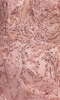 PromGirl by Nox-PromGirl Rose Pink Sequin Short Homecoming Dress
