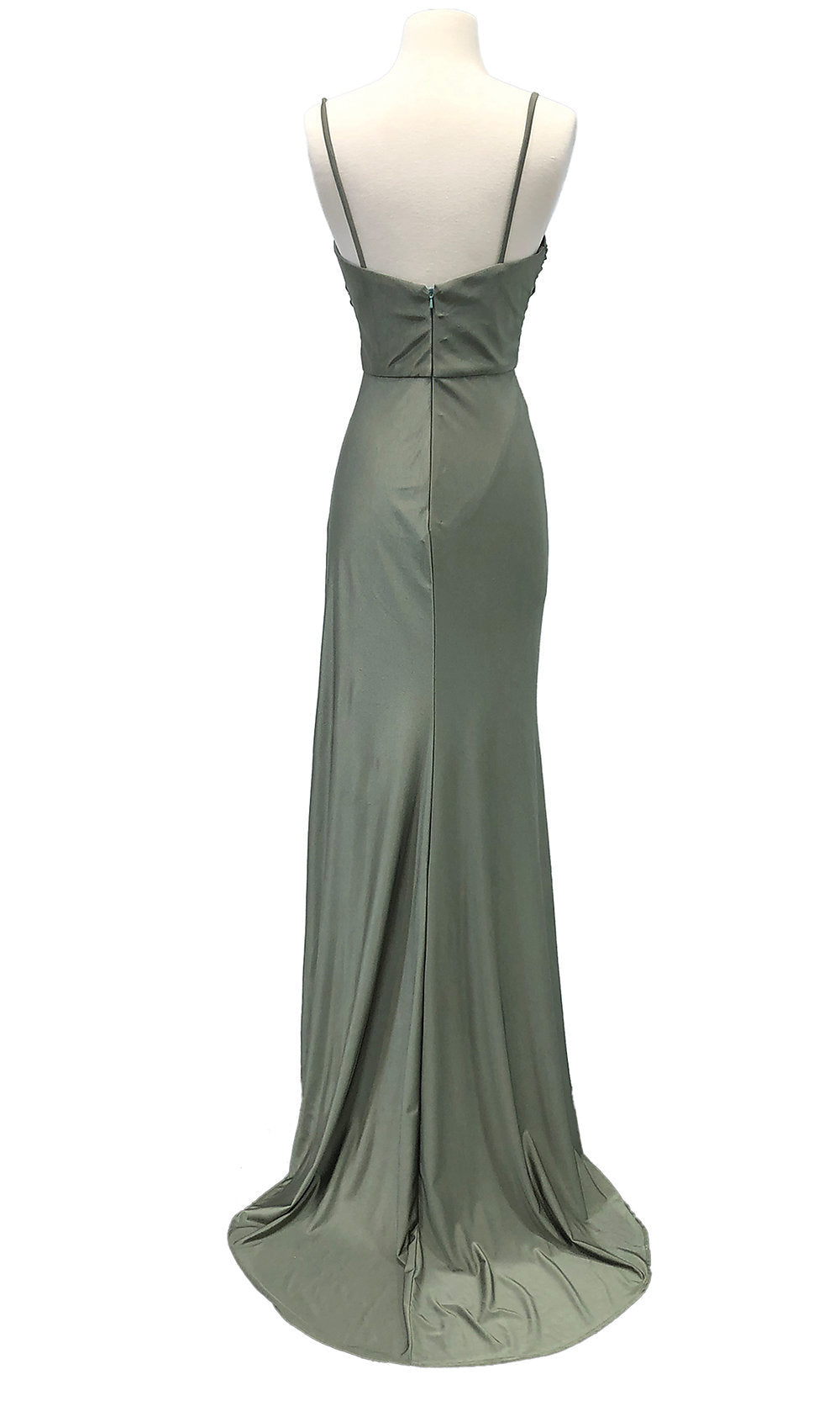 Tight Long Simple Prom Dress with High Side Slit