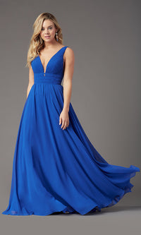 Long Grecian-Style Prom Dress by PromGirl